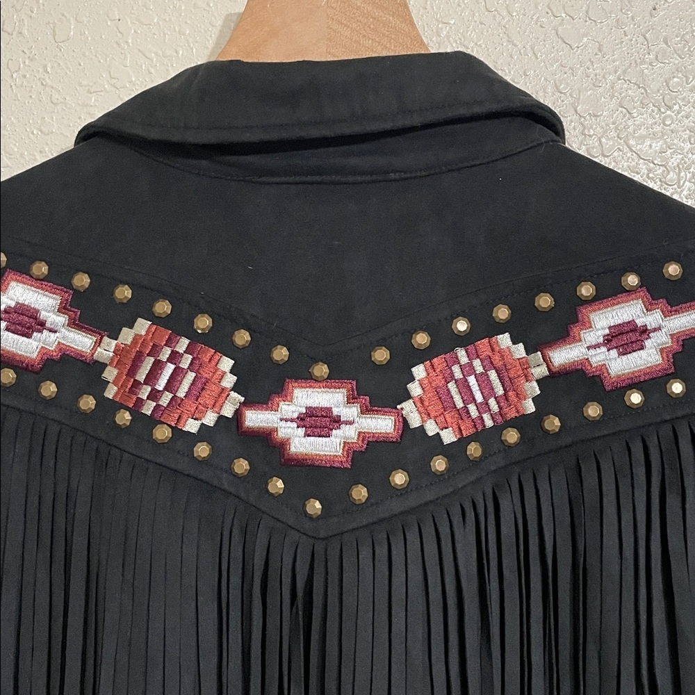 Idyllwind Spell fringe faux leather jacket - Picture 6 of 11